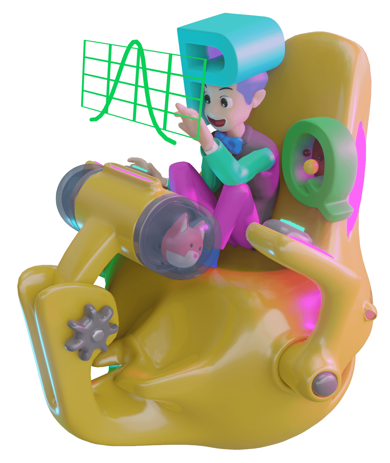 pさんが仕事をしている画像